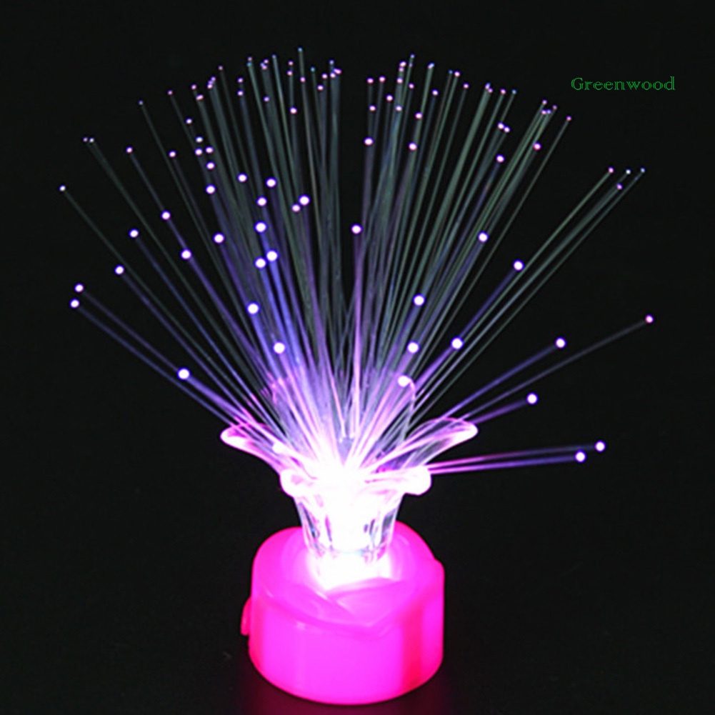 Gsd Đèn Ngủ LED Sợi Quang Nhiều Màu Trang Trí Nhà Cửa Tiệc Tùng Trẻ Em