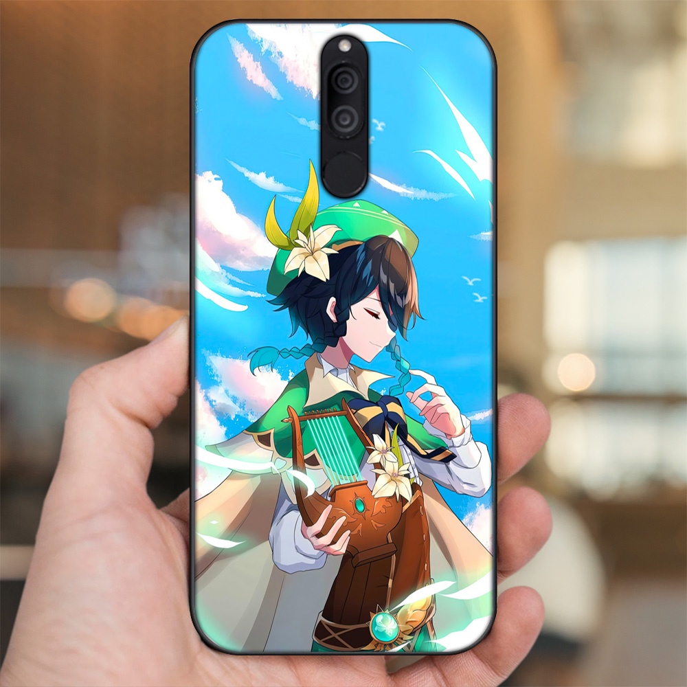 Ốp lưng Huawei Nova 2i viền đen in hình Venti Genshin Impact