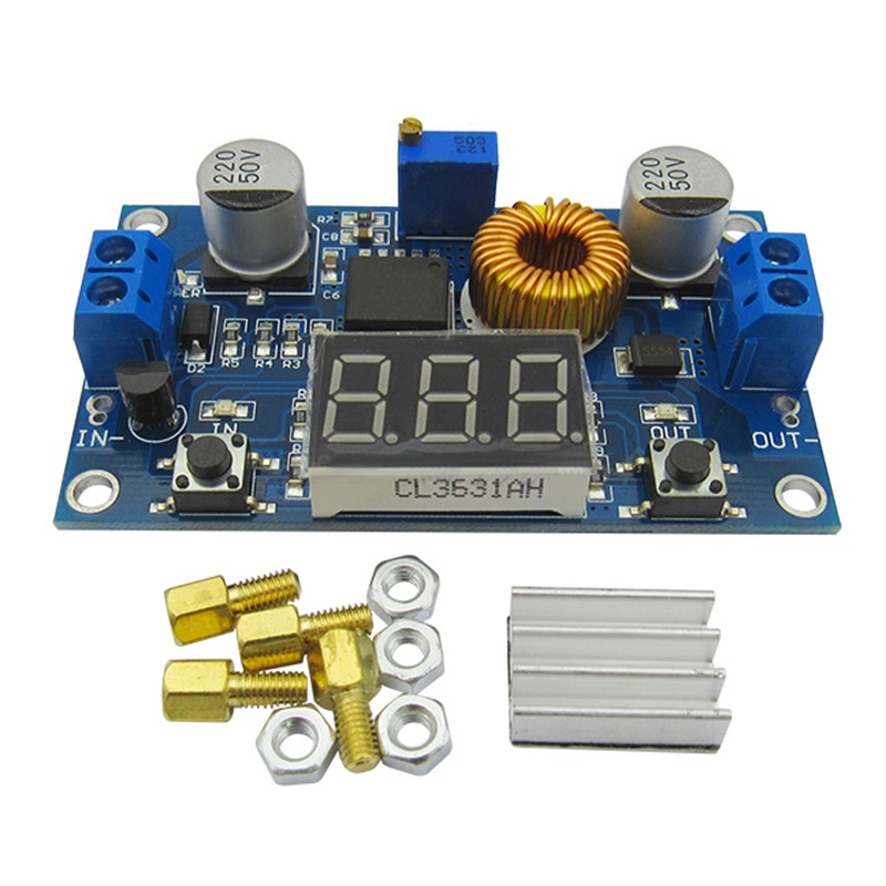 Mô Đun Hạ Áp 5A 75W DC-DC Kèm Vôn Kế Mới