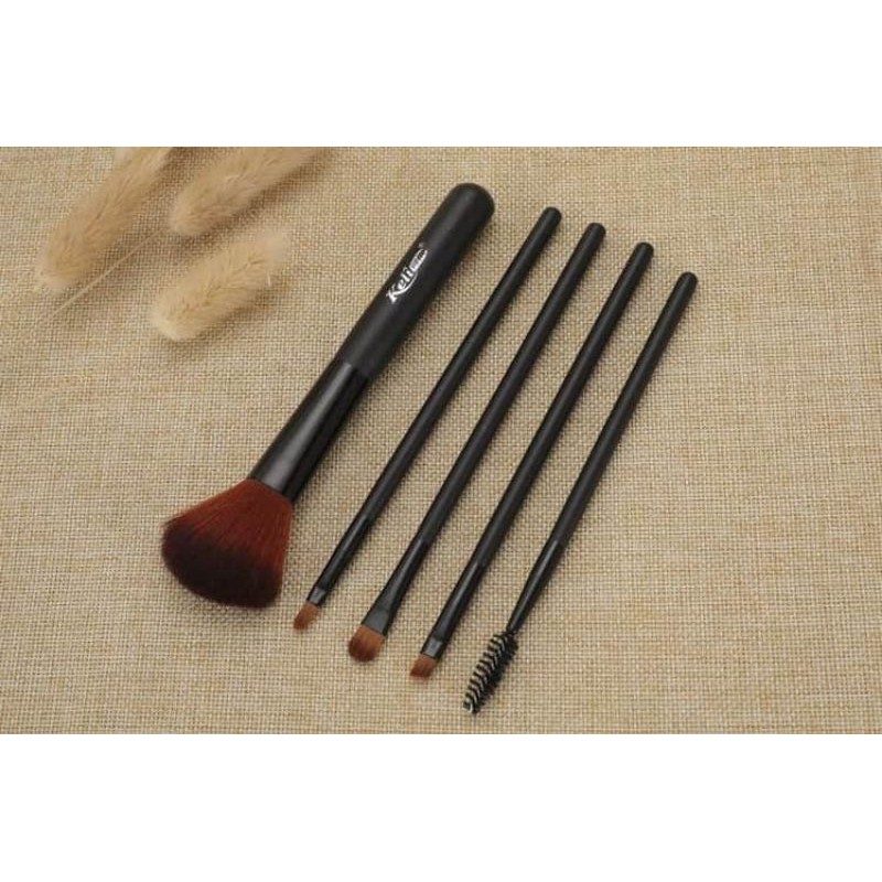 BỘ CỌ 5 CÂY CÁN GỖ KELI MAKEUP BRUSH SET