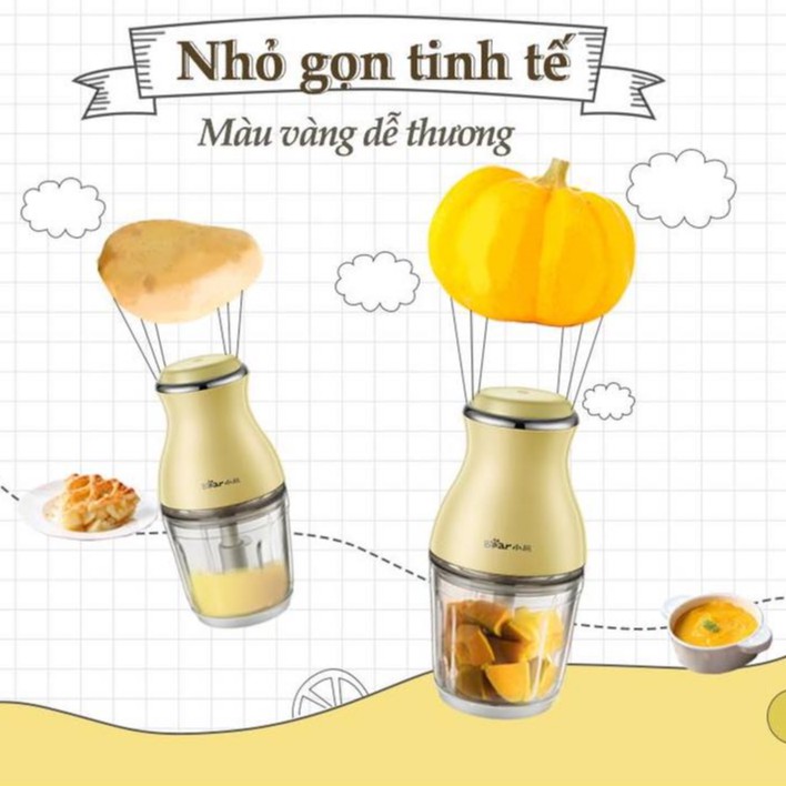 [SẴN HÀNG] Máy Xay Đa Năng BEAR Cho Bé [CHÍNH HÃNG NỘI ĐỊA BEAR]