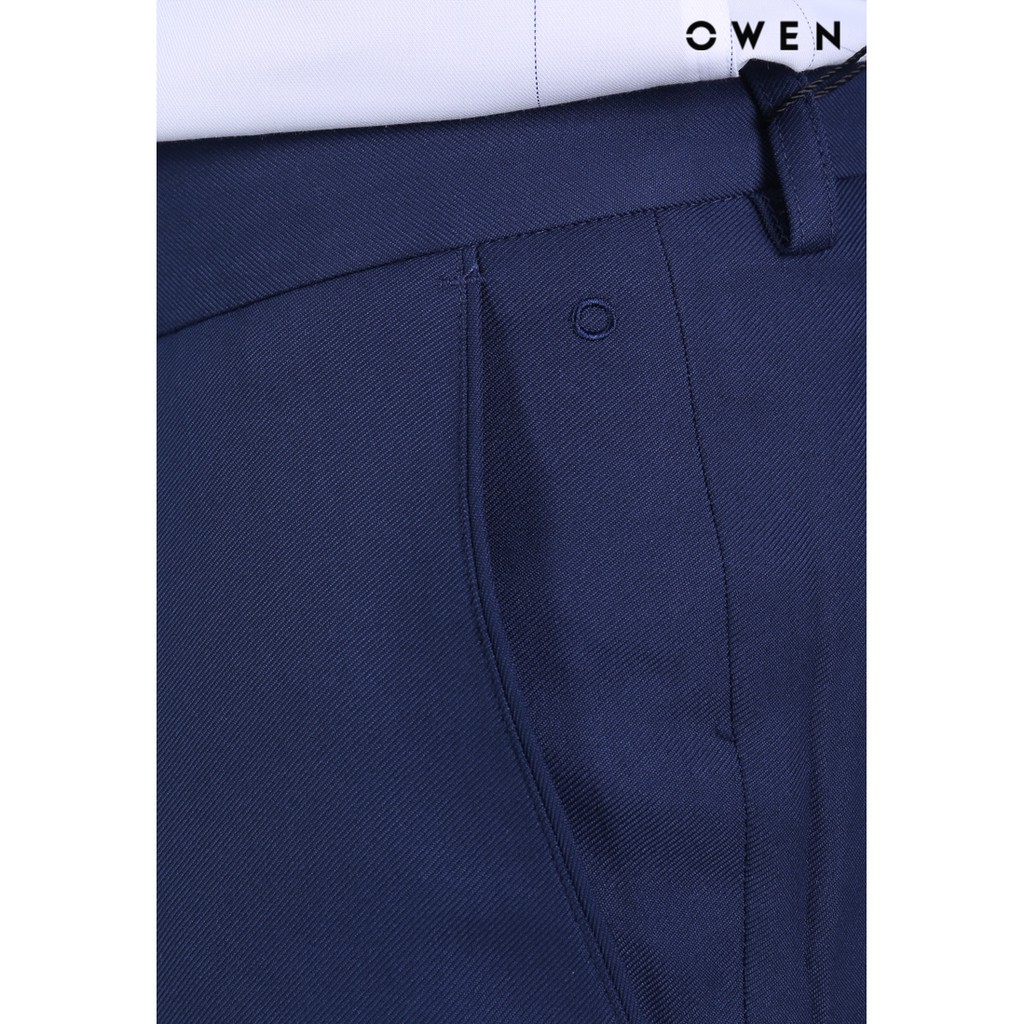 Quần tây nam Owen Slimfit màu xanh navy - QS20667L0