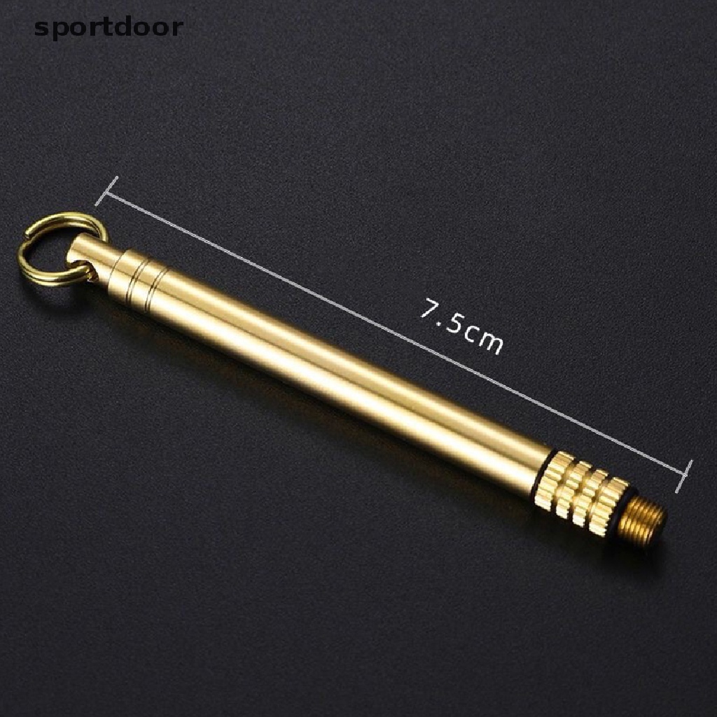 Tăm xỉa răng tự vệ sinh tiện dụng bằng hợp kim titan sử dụng khi đi cắm trại