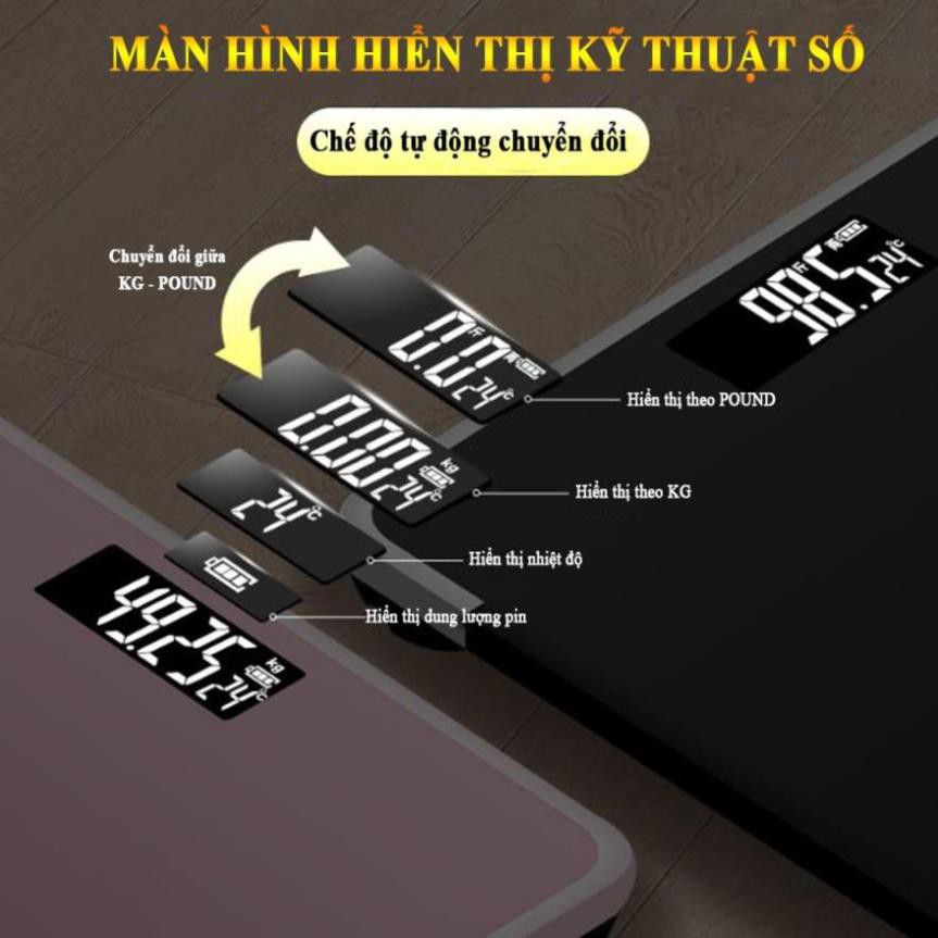 Cân Điện Tử,Cân Sức Khỏe Kiểu Dáng Iphone Iscale SE - Ổn Định, Chính Xác [ Tặng Kèm Pin ]