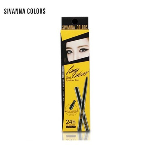 Kẻ mắt Sivanna Colors long wear gel eyeliner pen (HF777) - black
