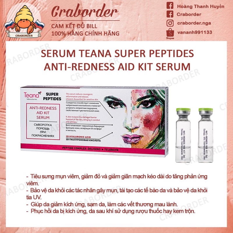 Teana.super.peptides 10 ống có order
