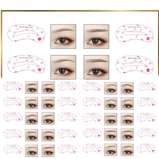 Bộ khung kẻ chân mày chuyên nghiệp Maycreate 24 kiểu