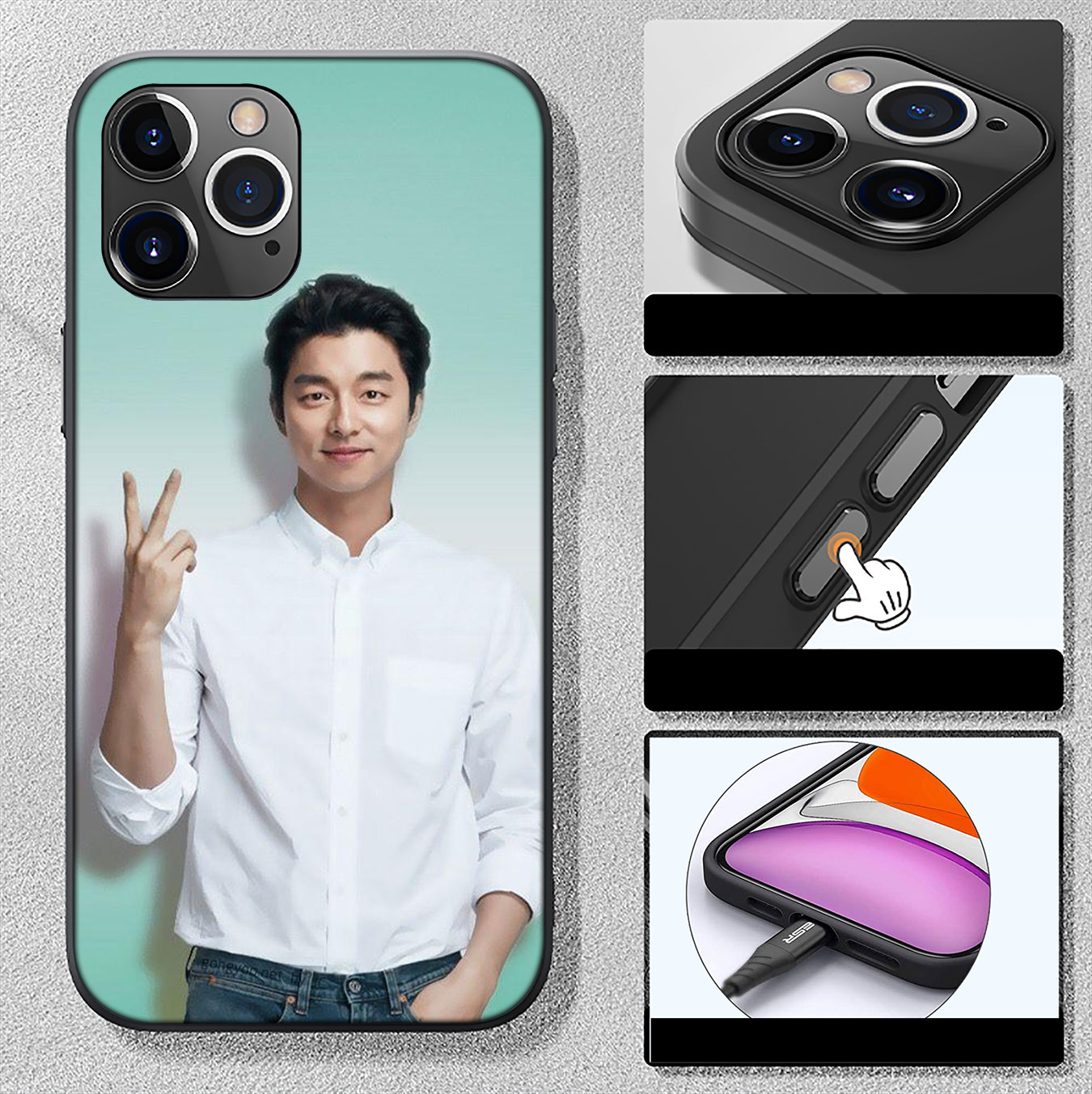 Mềm Ốp Điện Thoại Silicon Dẻo In Hình Gong Yoo Hàn Quốc Cho Xiaomi Redmi Note 5 Pro Plus 5a 4x S2 Mi Poco X3 Nfc M3 9t K111