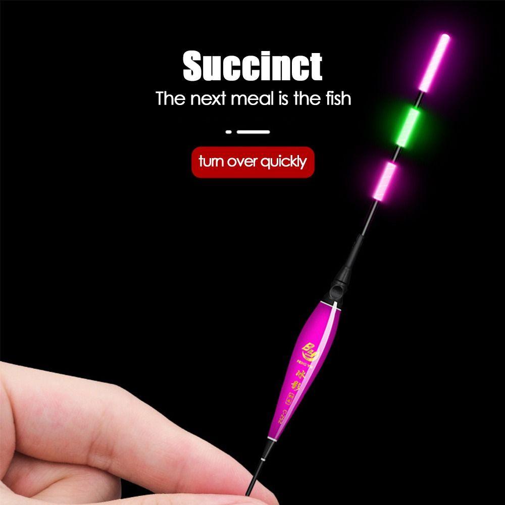 SHOUKEY 2PCS Fishing Lure New Electronic Slip Drift Tube Indicator Light Stick Floats
