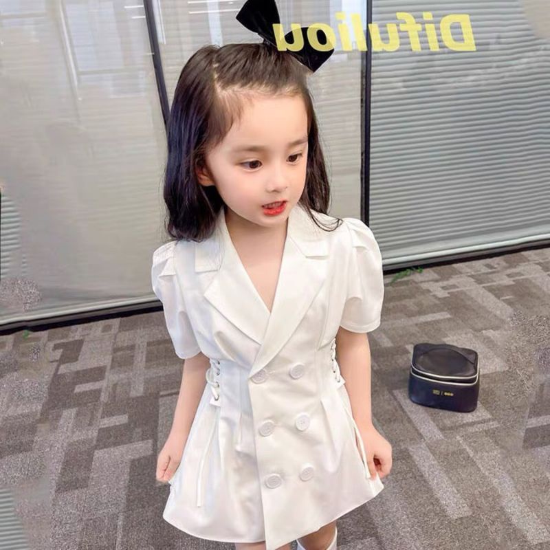 Mã 22060397 Sét vest váy dài Sét vest thắt em bé gái Sét vest tay bồng chất 2 da mềm đẹp size 10-22kg từ 3 tháng- 15tuổi