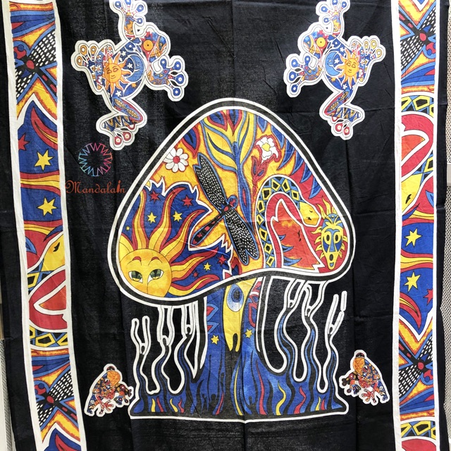 [Ảnh tự chụp] Khăn treo tường trang trí Mandala Tapestry Ấn Độ chất lượng