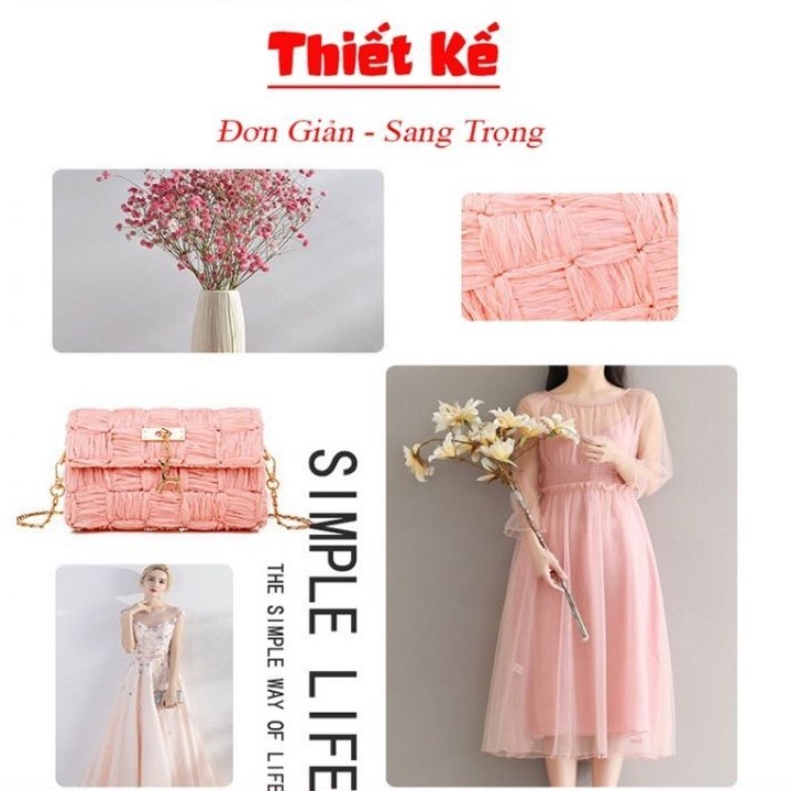 Túi Handmade Tự Đan Ruy Băng - Phụ Kiện Đan Túi