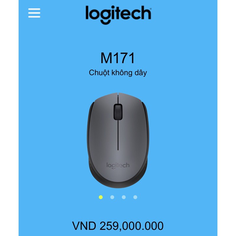 [mouse] Chuột Logitech M170 không dây