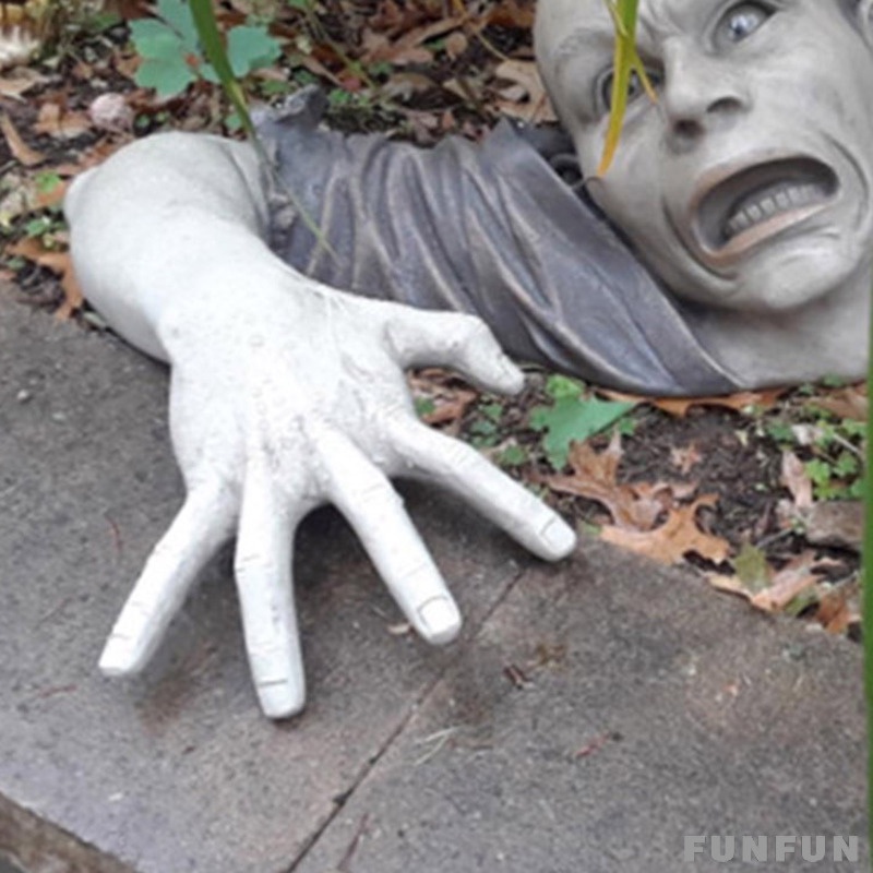 The Zombie of Montclaire Moors Statue Garden Resin Sculpture Outdoor Decoration, Garden Lawn Backyard Statue