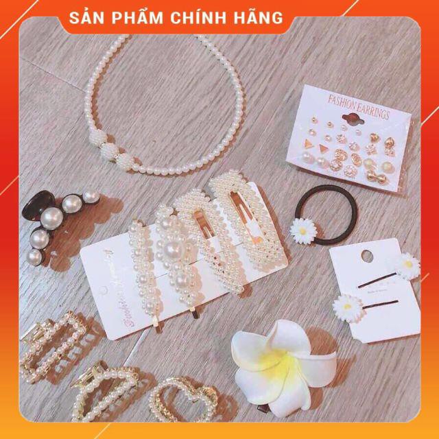 [ FREE-SHIP ] Set phụ kiện tóc 25 món