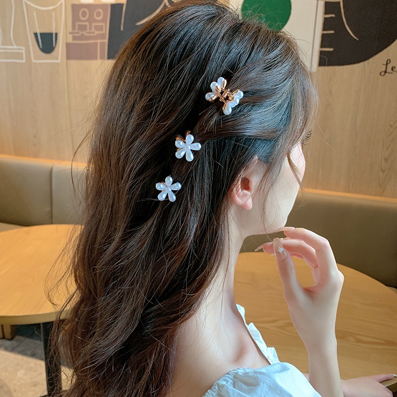 Kẹp Tóc Đính Ngọc Trai Nhỏ Tinh Tế Thời Trang Hàn Quốc