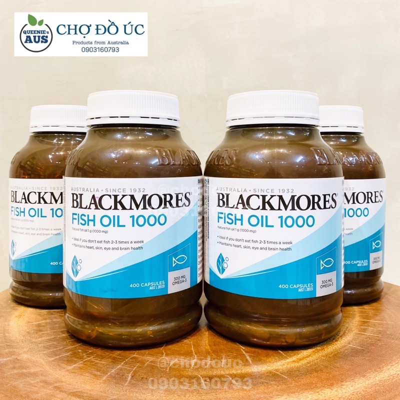 Dầu cá Blackmores Fish Oil - nhập Úc 🇦🇺