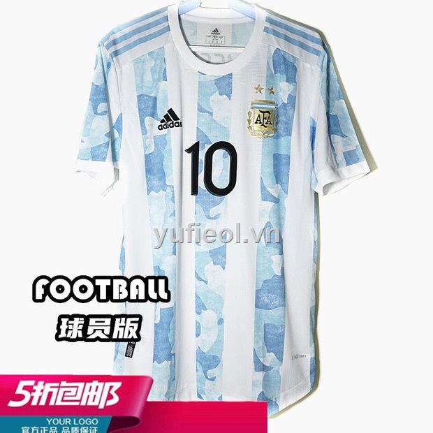 ✣✤2021 World Cup Argentina Home Jersey 2022 World Cup Player Edition Men s Football Uniform Set No. 10 Messi