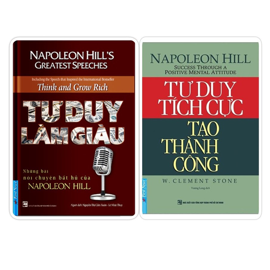 Sách - Combo Tư duy làm giàu 52422 + Tư duy tích cực tạo thành công 49460 - FirstNews Tặng Kèm Bookmark