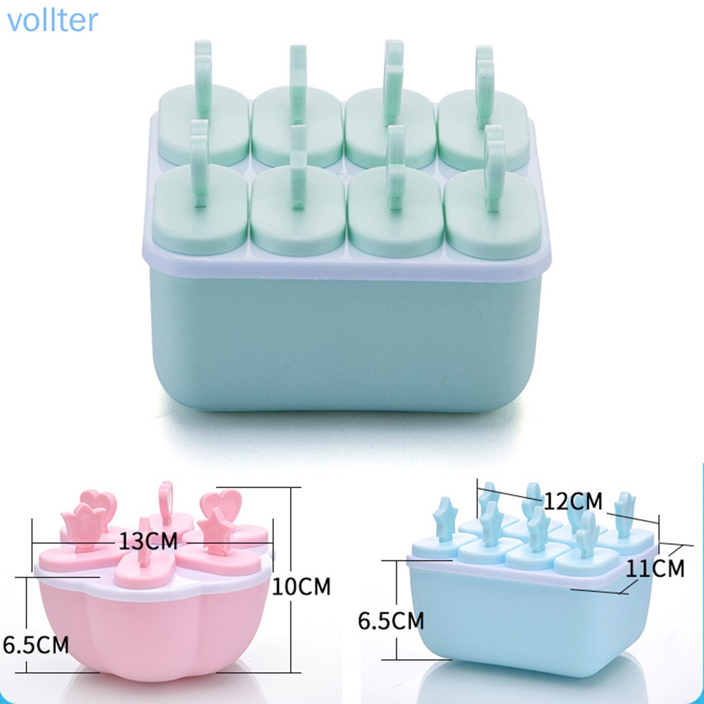 Khuôn Làm Kem 8 Lỗ Tiện Lợi