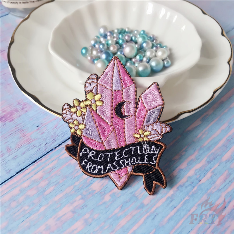 1 miếng vá phong cách ngựa một sừng/hoa/ cầu vồng xinh xắn trang trí quần áo