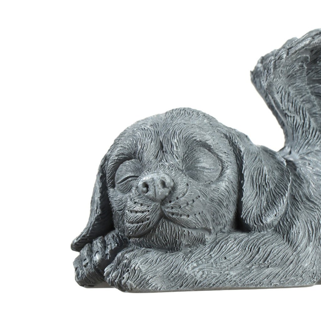 JANE Gifts Statue Dog Angel Grave Markers Dog Memorial Angel Dog Resin Figurine Pet Supplies Pet