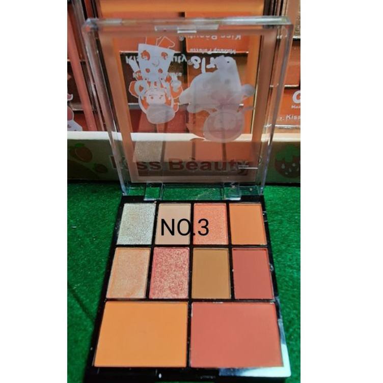 (hàng Mới Về) Bảng Phấn Mắt Kiss Beauty 87123 Qh95 Dành Cho Nữ | BigBuy360 - bigbuy360.vn