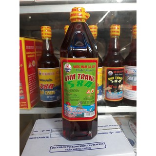 Nước mắm 584 Nha Trang 12 độ đạm (6 chai 1l)- mã sản phẩm P112