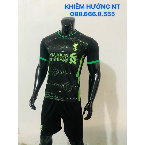 Áo Bóng Đá CLB Liverpool Đen(Thủ Môn) Sân Khách,Sân Nhà Mẫu Mới Nhất 2022-2023
