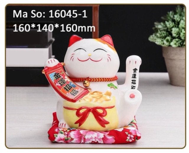 Mèo sứ vẫy tay may mắn, chiêu lộc | BigBuy360 - bigbuy360.vn