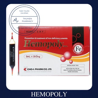 [Date mới nhất] HEMOPOLY Hộp 20 ống