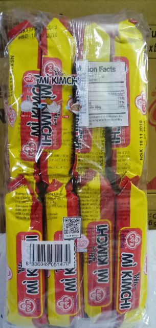 Mì kim chi lốc 8 (8*120g) | BigBuy360 - bigbuy360.vn