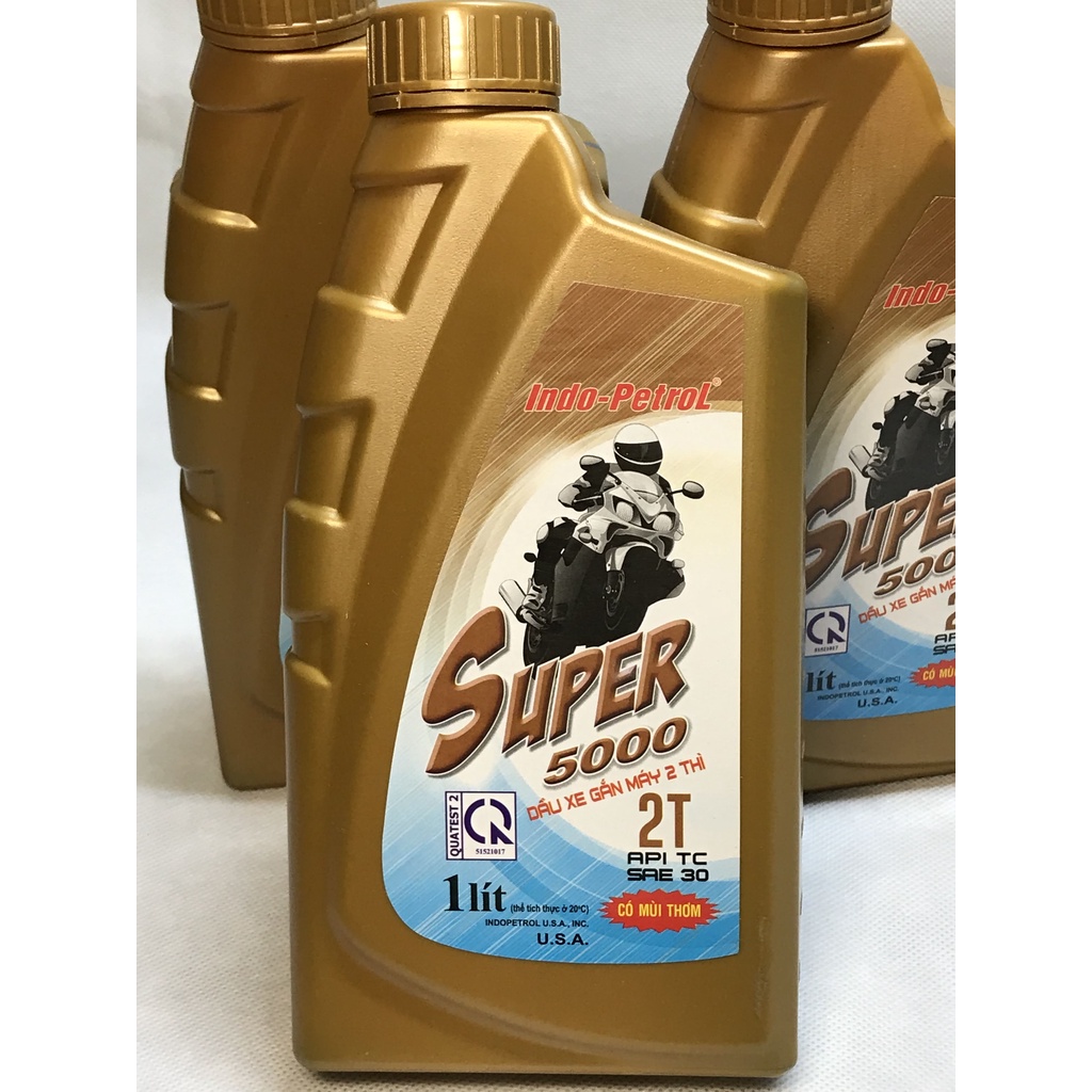 Nhớt Thơm Indo Petrol Super 5000 2T 1L