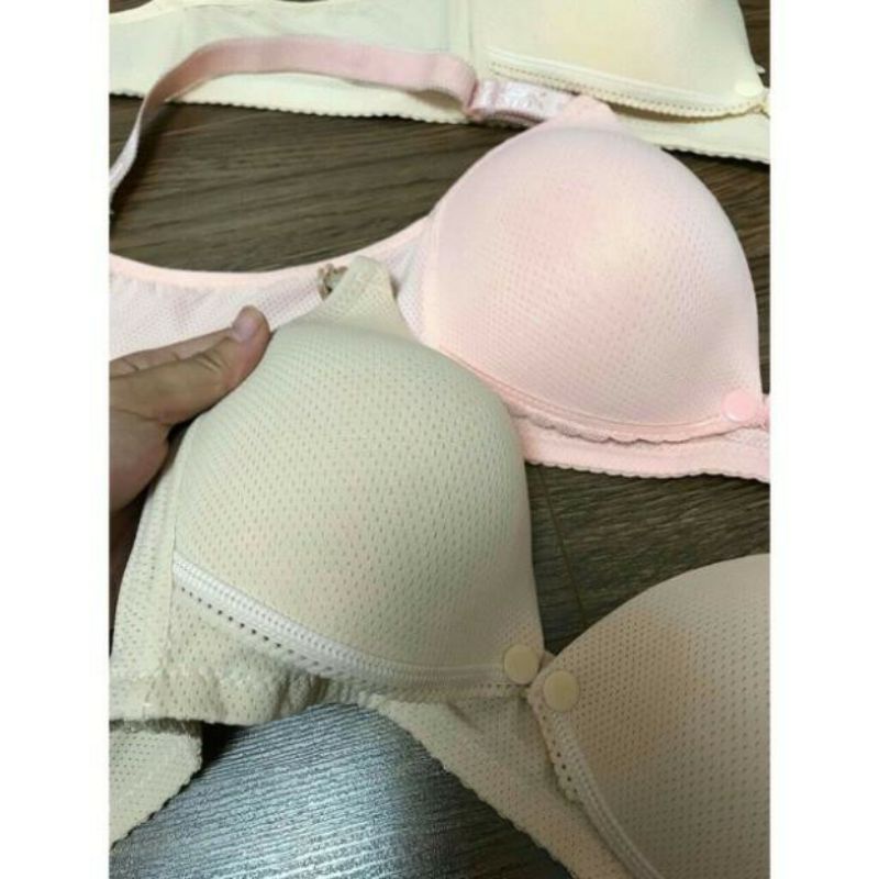 Combo 3 áo lót mở cúc thông hơi cho con bú.