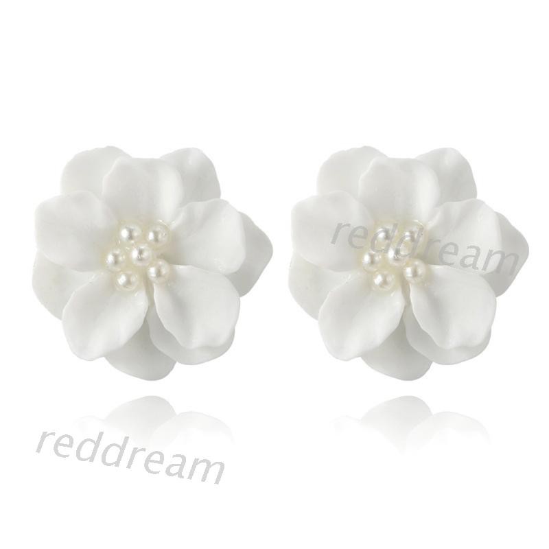 Hoa Tai Hình Hoa Trà Thiết Kế Thanh Lịch Cho Nữ