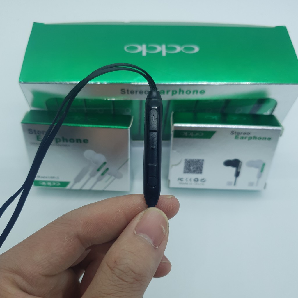 Tai Nghe Nhét Tai Oppo Stereo Earphone  - Chống Gẫy Gập - Chống Rối - Âm Thanh Hay - Bảo Hành 1 Đổi 1 Trong 6 Tháng