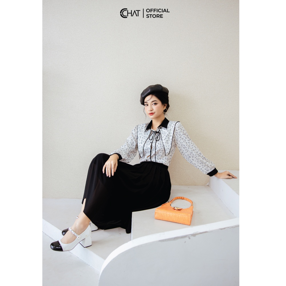 Chân váy voan xếp ly CCHAT | BigBuy360 - bigbuy360.vn