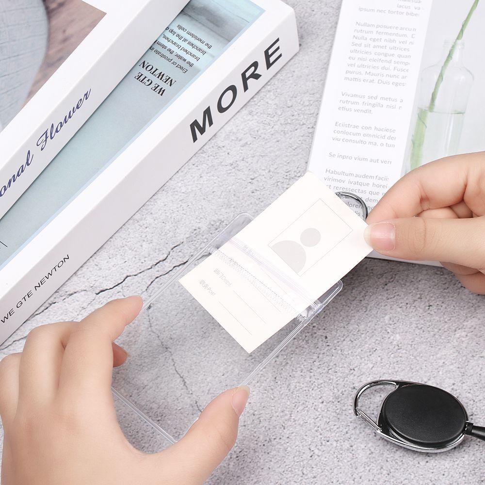 UUMIR Ví Đựng Thẻ ID Bằng PVC Thời Trang Dành Cho Nam Và Nữ Ốp