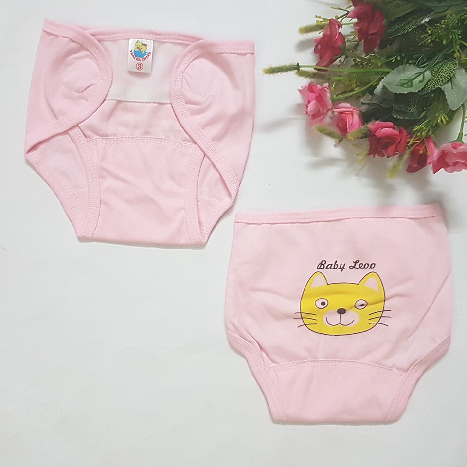 Quần đóng bỉm đẹp BabyLeo cho bé sơ sinh 3-6kg, vải dày dặn mềm mịn cho bé - Q17