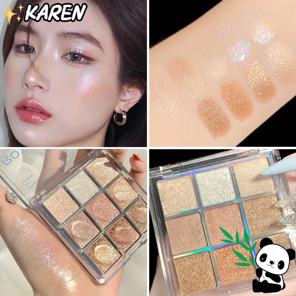 Bảng Phấn Mắt Trang Điểm Lấp Lánh Chống Thấm Nước