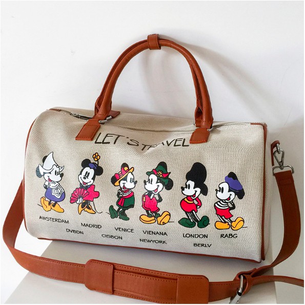 Túi trống du lịch CỠ LỚN cao cấp - LETS TRAVEL - MICKEY