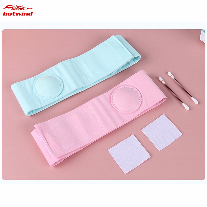 Hw (Hàng Mới Về) Set 2 Đai Quấn Bụng Thoáng Khí Bảo Vệ Rốn Cho Bé Sơ Sinh