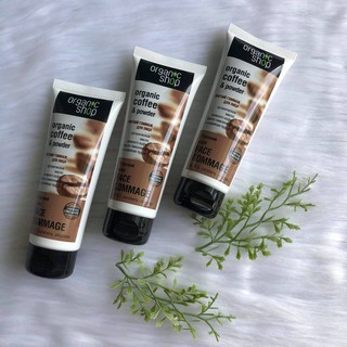 Tẩy da chết mặt Organic Coffee And Powder 75ml