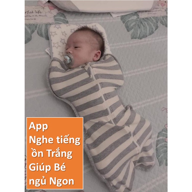 App Nghe Tiếng Ồn Trắng - Bằng thiết bị của bạn (white noise tạo tiếng ru giúp bé ngủ ngon,sâu giấc)