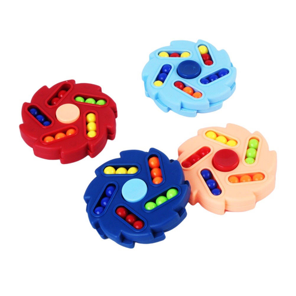 Đồ Chơi Trẻ Em Con Quay Spinner Hạt Đậu Giải Đố