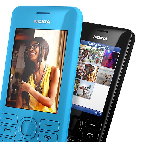 Điện thoại Nokia 206 Chính hãng, đủ màu, tặng kèm pin sạc