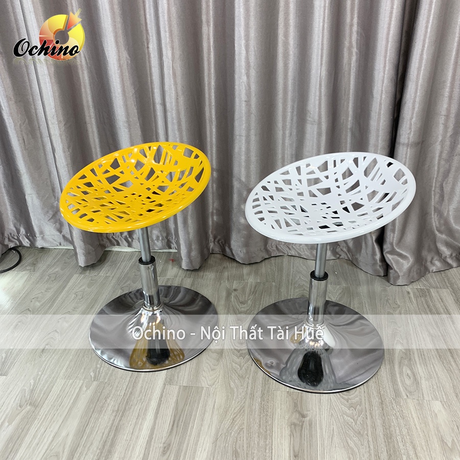 Ghế Trang Điểm, Ghế Chụp Hình Mẫu Nhựa Lưới Xinh Xắn Cao 30/50Cm (Đủ Màu)