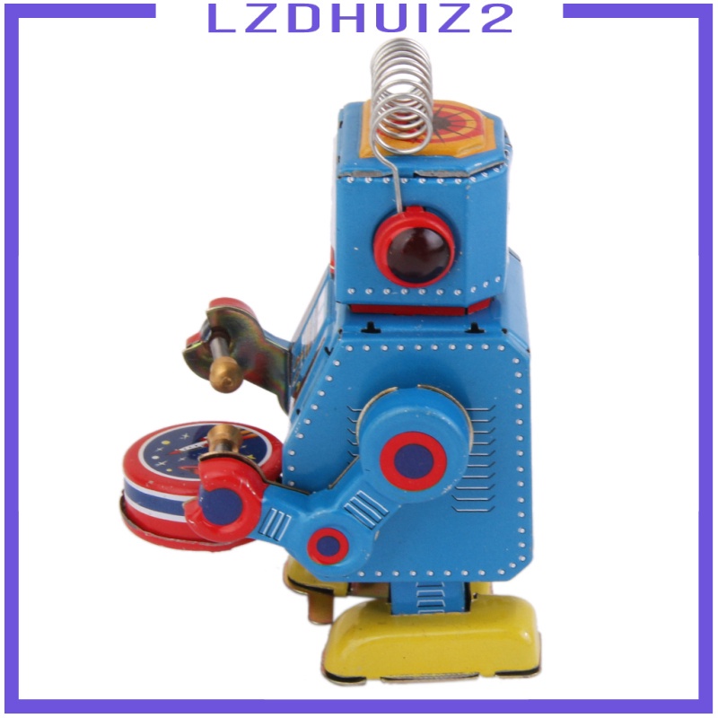 Robot Lên Dây Cót Đi Bộ [Lzdhuiz] Đồ Chơi Giáo Dục Cho Trẻ