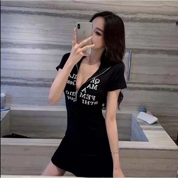 Đầm Ôm Dáng Cắt Thấp Quyến Rũ Thời Trang Mùa Hè Dành Cho Nữ