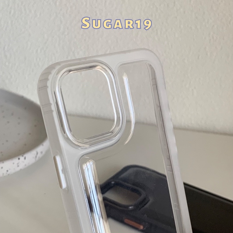 Ốp trong iphone TPU BUBBLE chống va đập mặt lưng Sugar19